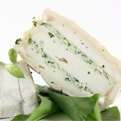 Ziegen-Camembert Bärlauch
