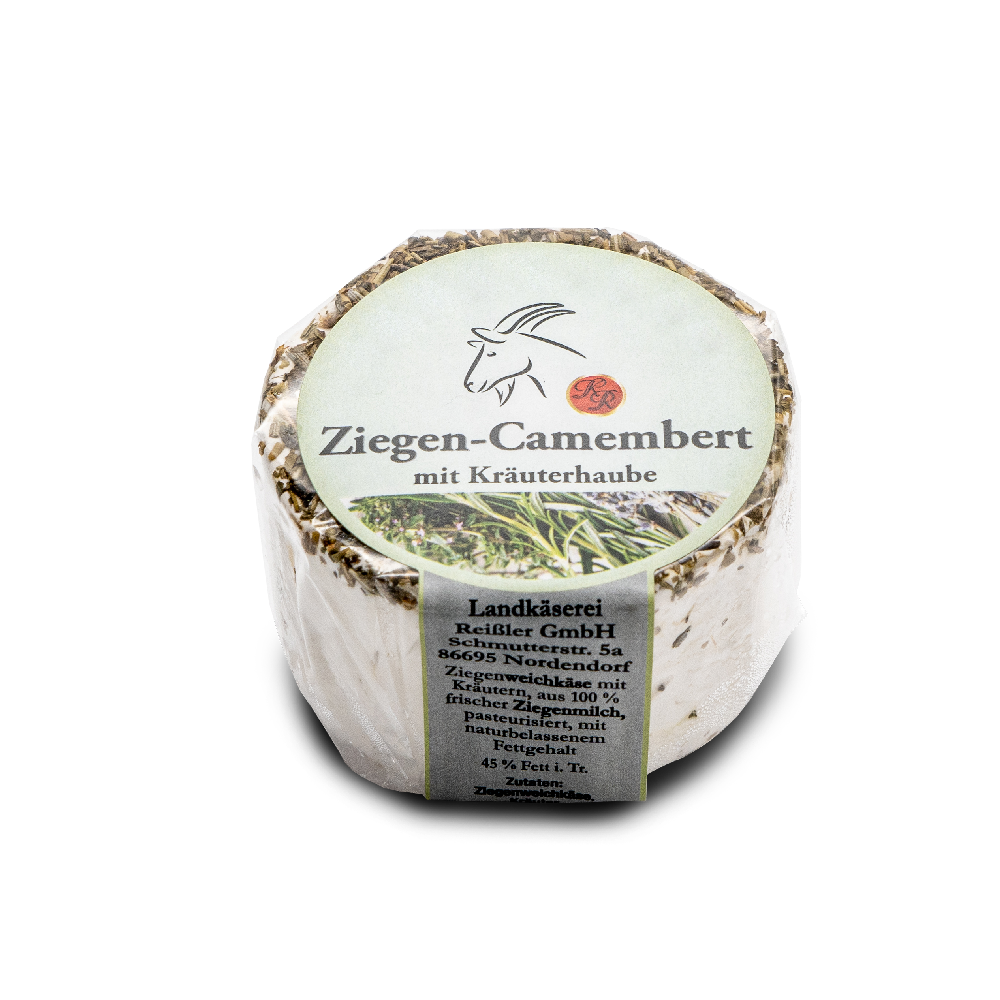 Ziegen-Camembert mit Kraeuterhaube