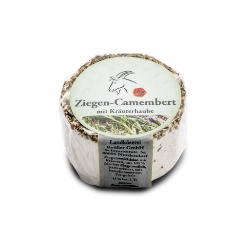 Ziegen-Camembert mit Kraeuterhaube